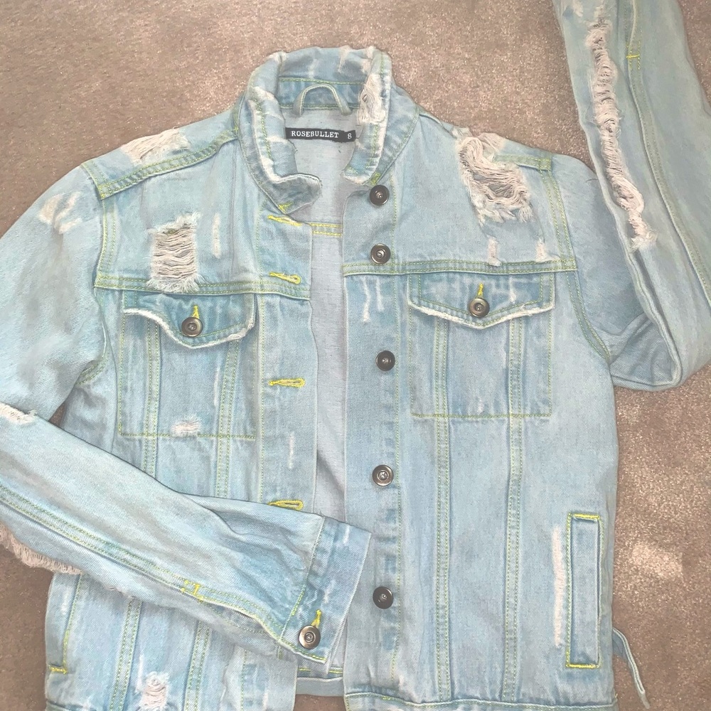 Roseville Distressed Jean Jacket